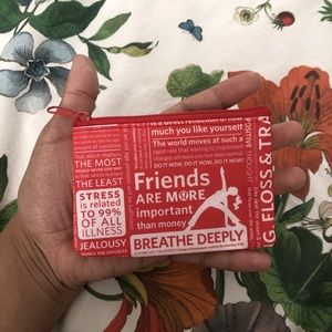 Lululemon zipper coin/card purse